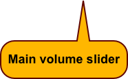 Main volume slider